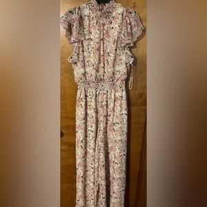 Chiffon Floral Jumpsuit